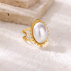 Wholesale Jewelry Retro Palace Style Turquoise Geometric Animal Zodiac 18K Goldplated Ring For Women