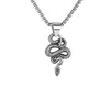 Wholesale Jewelry Retro Punk Navy Anchor Titanium Steel Pendant Necklace With Baking Paint Pattern Of Letters Numbers Text