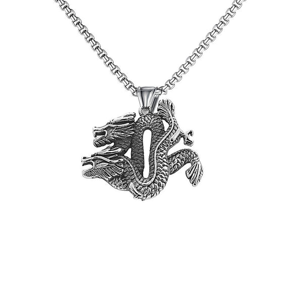 Wholesale Jewelry Retro Punk Navy Anchor Titanium Steel Pendant Necklace With Baking Paint Pattern Of Letters Numbers Text