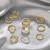 Wholesale Jewelry Retro Simple Style Alloy Pearl Drip Ring Electroplating