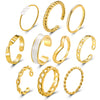 Wholesale Jewelry Retro Simple Style Alloy Pearl Drip Ring Electroplating