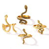 Wholesale Jewelry Retro Snake Animal Alloy Ring Electroplating Geometric Style Unisex