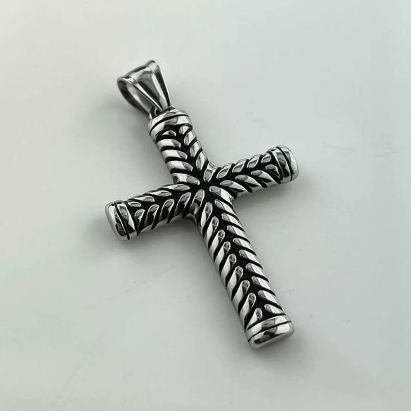 Wholesale Jewelry Retro Style Doll Pattern Stainless Steel Pendant Necklace With Polishing Treatment Unisex