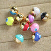 Wholesale Jewelry Retro Style Eye Pattern Copper Oil Dripping Electroplated Pendant Necklace Bracelet Accessory