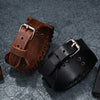 Wholesale Jewelry Retro Style Fivepointed Star Alloy And Cowhide Bracelet For Men Electroplated