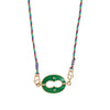 Wholesale Jewelry Retro Style Geometric Love Heart Lip Titanium Steel Pendant Gold Plated Ochain Clavicle Chain