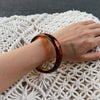 Wholesale Jewelry Retro Style Geometric Resin Handmade Halo Gradient Bracelet For Women