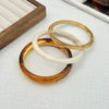 Wholesale Jewelry Retro Style Geometric Resin Handmade Halo Gradient Bracelet For Women