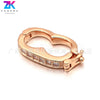 Wholesale Jewelry Retro Style Peanut Copper Electroplated Buckle Jewelry Accessories Connector