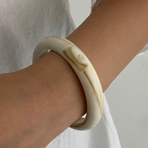 Wholesale Jewelry Retro Style Resin Geometric Handmade Bracelet