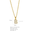 Wholesale Jewelry Retro Style Stainless Steel Water Wave Chain Pendant Necklace With English Letters And Constellation Pattern And Electroplating Design
