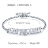 Wholesale Jewelry Retro Style Zodiac Bracelet Stainless Steel With Letters Numbers Text Electroplated