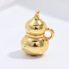 Wholesale Jewelry Retro Vintage Style Gourd Geometric Silver 925 Sterling Silver Hammered Beaded Pendant Bracelet Necklace