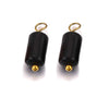 Wholesale Jewelry Retro Waterproof Stainless Steel With Natural Stone Cylindrical Pendant Electroplated Handmade Earrings Necklace Accessories