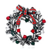 Wholesale Jewelry Rhinestone Geometric Christmas Brooch Retro Style Unisex