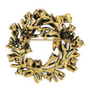 Wholesale Jewelry Rhinestone Geometric Christmas Brooch Retro Style Unisex