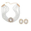 Wholesale Jewelry Rhinestone Geometric Earrings And Necklaces