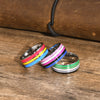 Wholesale Jewelry Ring Titanium Steel Geometric Glue