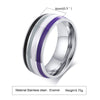 Wholesale Jewelry Ring Titanium Steel Geometric Glue