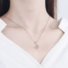 Wholesale Jewelry S925 Silver Arrow Moon Star Pendant Necklace