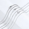 Wholesale Jewelry S925 Silver Chain Electroplated