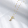 Wholesale Jewelry S925 Silver Diamond English Letters Pendant Necklace For Women