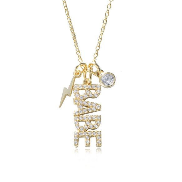 Wholesale Jewelry S925 Silver Diamond English Letters Pendant Necklace For Women
