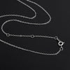 Wholesale Jewelry S925 Silver Geometric Cross Chain Pendant Simple Style Electroplated For Women