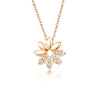 Wholesale Jewelry S925 Silver Wheat Ear Allmatch Geometric Cross Chain Necklace For Women