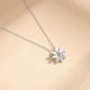 Wholesale Jewelry S925 Silver Wheat Ear Allmatch Geometric Cross Chain Necklace For Women