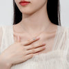 Wholesale Jewelry S925 Silver Wheat Ear Allmatch Geometric Cross Chain Necklace For Women