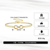 Wholesale Jewelry S925 Sterling Silver Bracelet Geometric Electroplating For Women