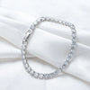 Wholesale Jewelry S925 Sterling Silver Bracelet With Geometric Pattern And Electroplating For Women