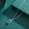 Wholesale Jewelry S925 Sterling Silver Cross Chain Niche Geometric Style For Women