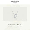 Wholesale Jewelry S925 Sterling Silver Cross Chain Niche Geometric Style For Women