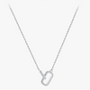 Wholesale Jewelry S925 Sterling Silver Cross Chain Niche Geometric Style For Women
