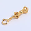 Wholesale Jewelry S925 Sterling Silver Diamond Pestle Universal Buckle Electroplated Bracelet Necklace Buckle