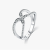 Wholesale Jewelry S925 Sterling Silver Flower Ring Light Luxury Microinlay