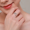 Wholesale Jewelry S925 Sterling Silver Flower Ring Light Luxury Microinlay