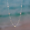 Wholesale Jewelry S925 Sterling Silver Fourleaf Clover Pendant Necklace 14K Gold Electroplated With Geometric Design