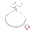 Wholesale Jewelry S925 Sterling Silver Geometric Bead Bracelet Electroplated Simple Trendy For Women