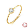 Wholesale Jewelry S925 Sterling Silver Geometric Bubble Ring For Women With Electroplating