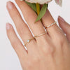 Wholesale Jewelry S925 Sterling Silver Geometric Bubble Ring For Women With Electroplating