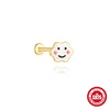 Wholesale Jewelry S925 Sterling Silver Geometric Cartoon Animal Ear Jewelry With Environmentally Friendly Electroplating