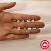 Wholesale Jewelry S925 Sterling Silver Geometric Cartoon Animal Ear Jewelry With Environmentally Friendly Electroplating