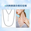 Wholesale Jewelry S925 Sterling Silver Geometric Clavicle Chain Necklace With Electroplating