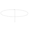 Wholesale Jewelry S925 Sterling Silver Geometric Cross Waist Chain With Electroplating For Women