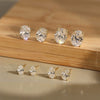 Wholesale Jewelry S925 Sterling Silver Geometric Eggshaped Electroplated Earrings For Women