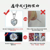 Wholesale Jewelry S925 Sterling Silver Geometric Heart Clavicle Necklace For Girls With Polishing Treatment