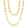 Wholesale Jewelry S925 Sterling Silver Geometric Personality Necklace With Electroplating